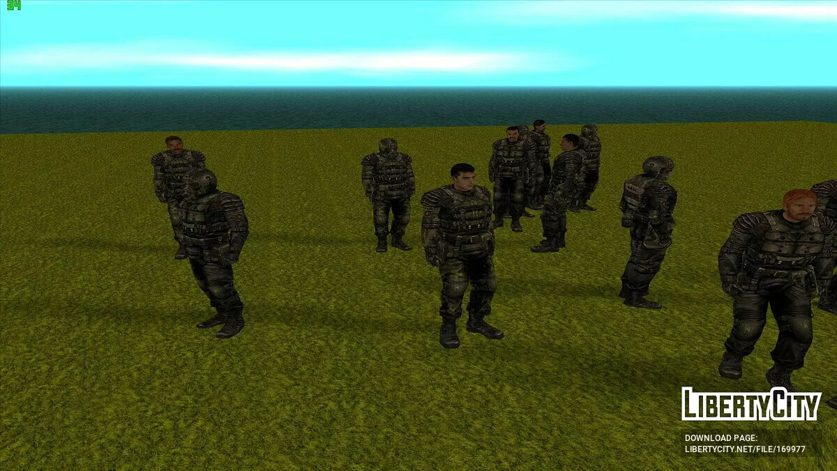 Угруповання «СБ GRC» з S.T.A.L.K.E.R / GTA San Andreas