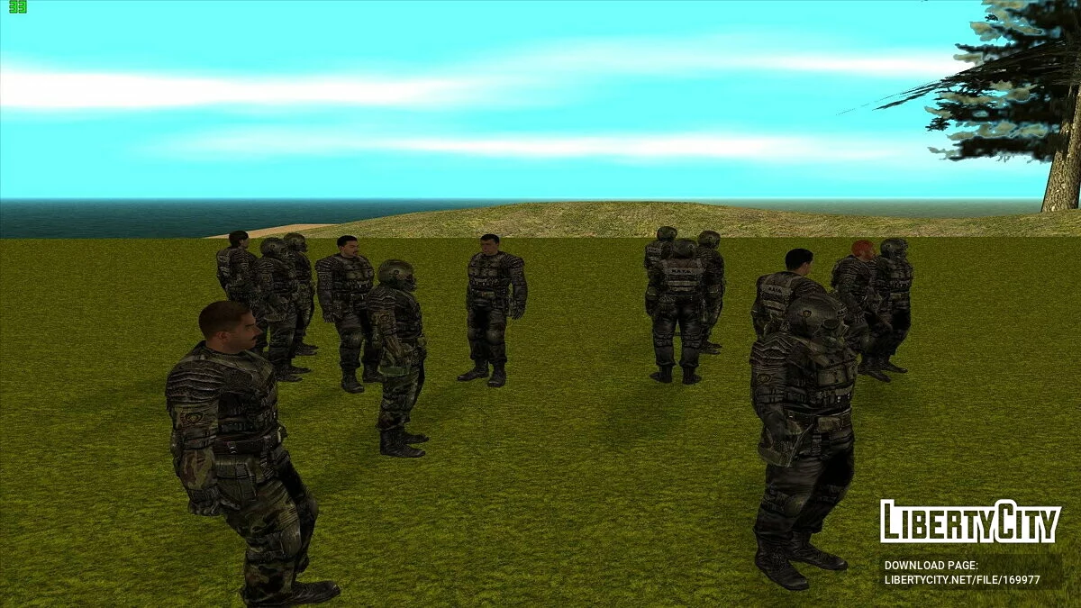Угруповання «СБ GRC» з S.T.A.L.K.E.R / GTA San Andreas
