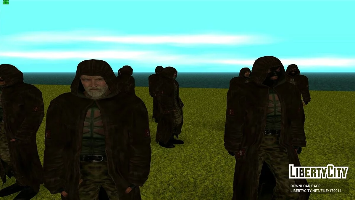 Die Gruppierung «Schamanen» aus S.T.A.L.K.E.R / GTA San Andreas