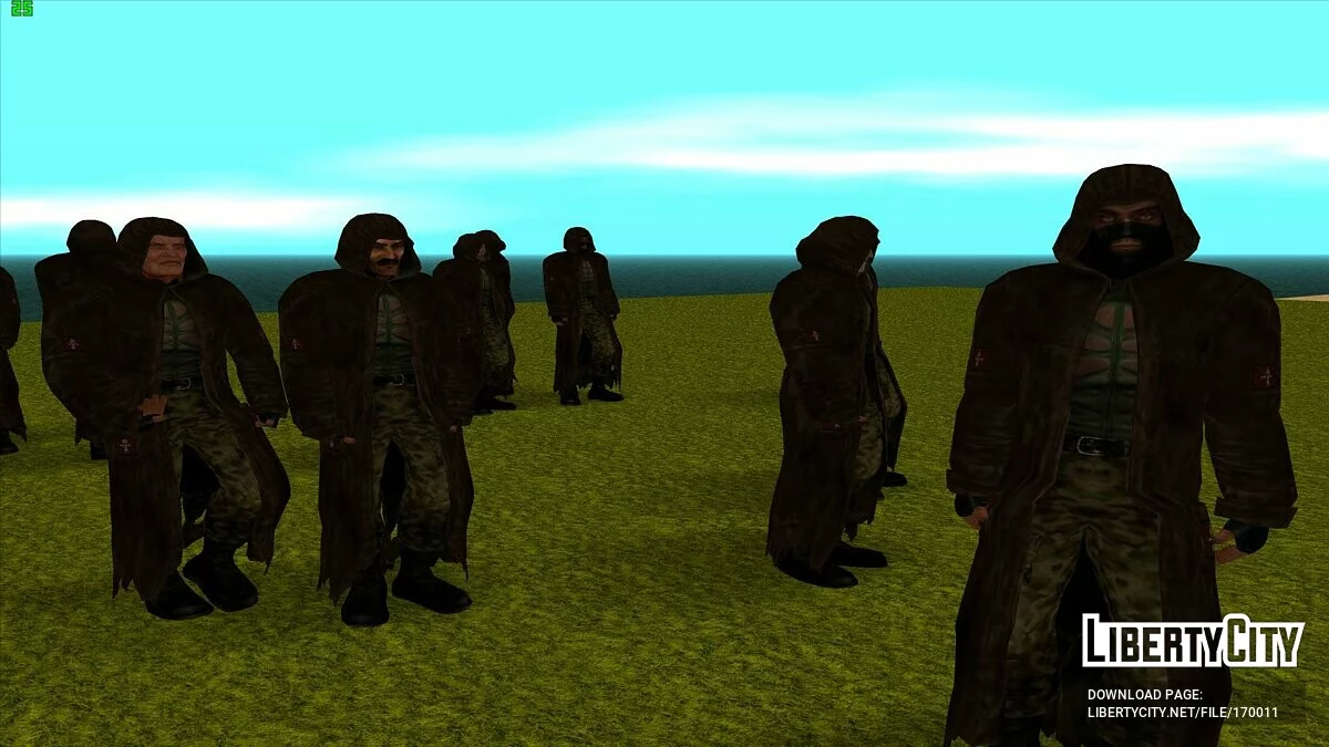 Угруповання «Шамани» з S.T.A.L.K.E.R / GTA San Andreas