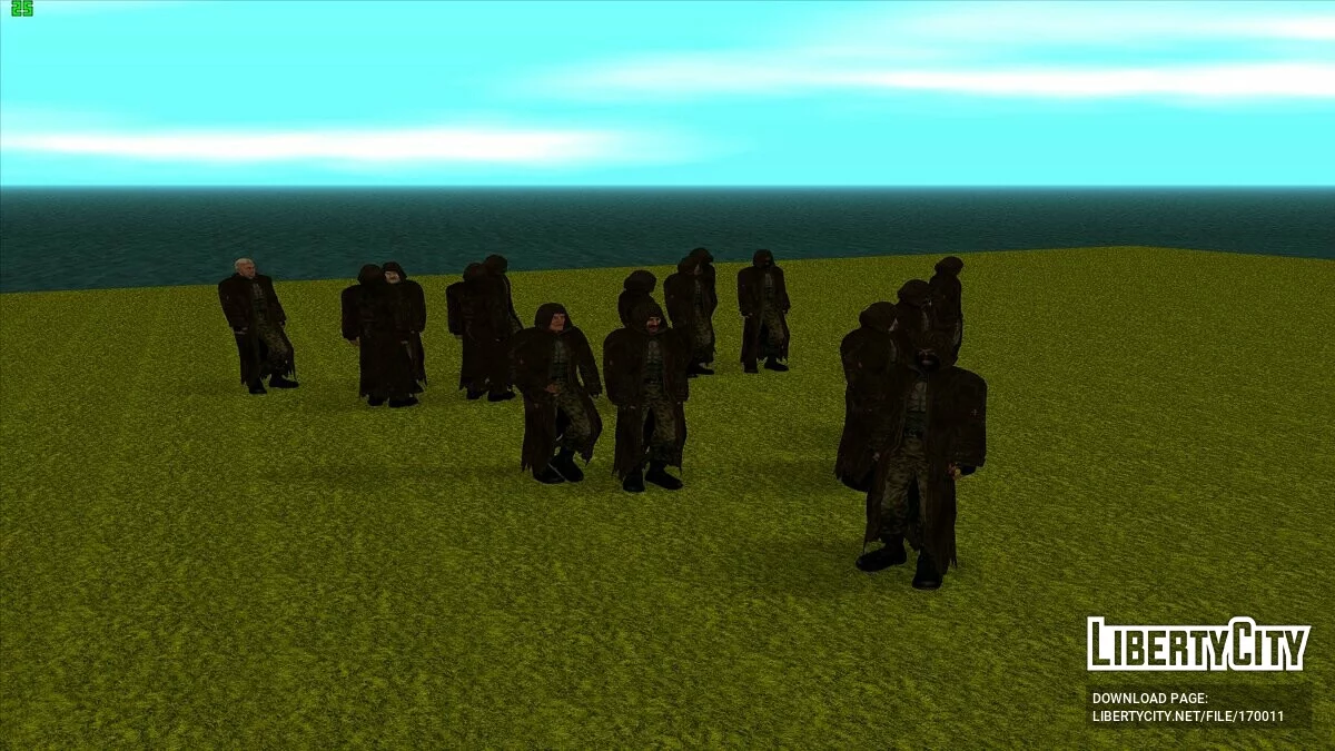 Die Gruppierung «Schamanen» aus S.T.A.L.K.E.R / GTA San Andreas