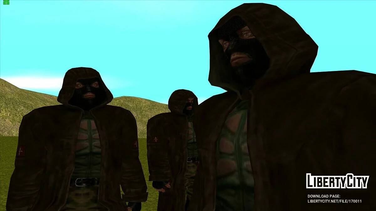 Die Gruppierung «Schamanen» aus S.T.A.L.K.E.R / GTA San Andreas