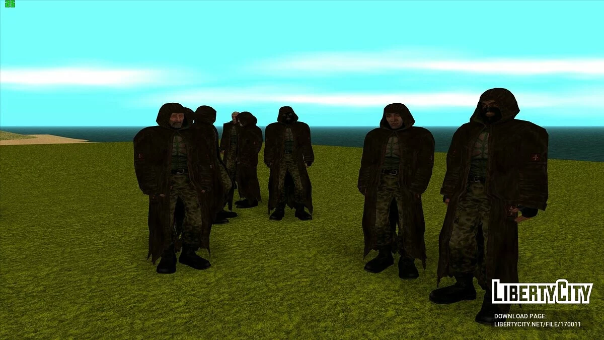 Die Gruppierung «Schamanen» aus S.T.A.L.K.E.R / GTA San Andreas