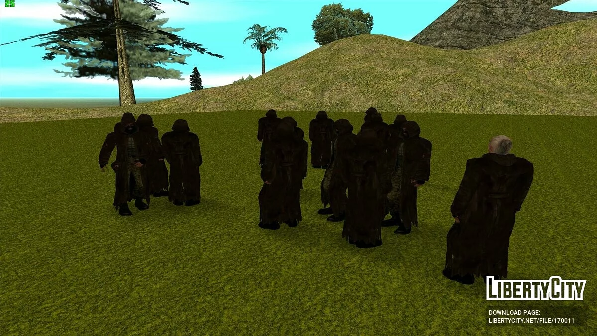 Die Gruppierung «Schamanen» aus S.T.A.L.K.E.R / GTA San Andreas