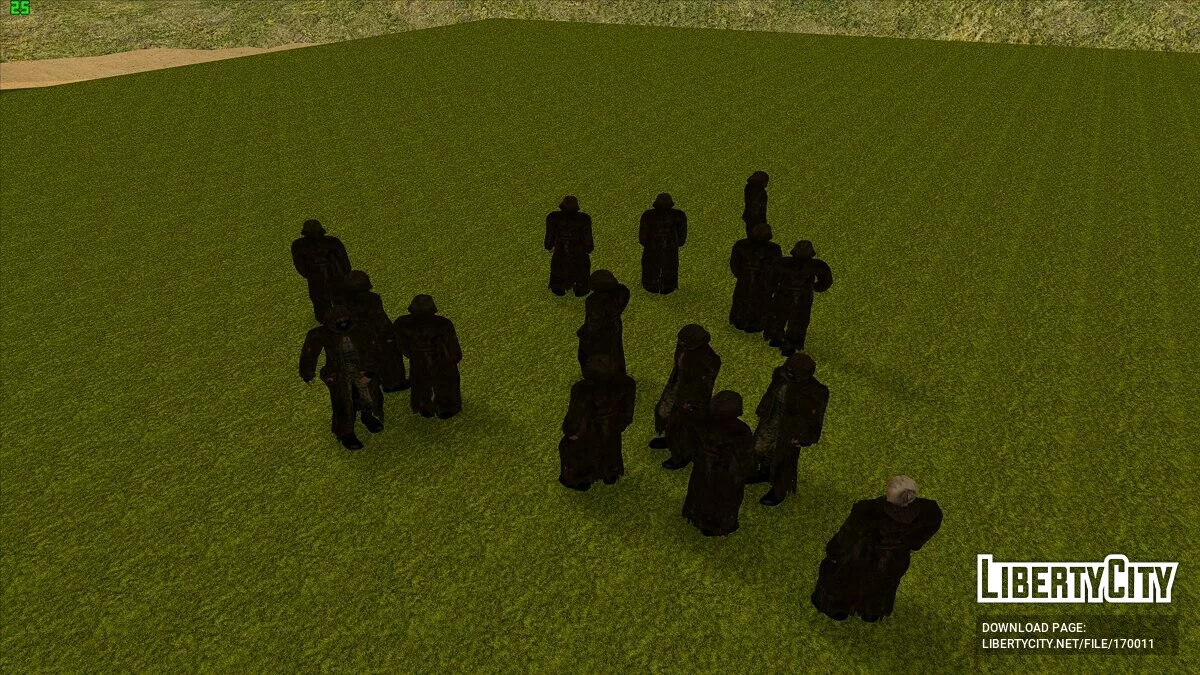 Die Gruppierung «Schamanen» aus S.T.A.L.K.E.R / GTA San Andreas