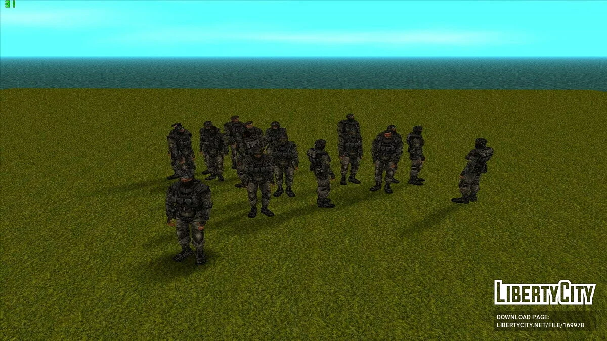 Grupo «Flecha» de S.T.A.L.K.E.R / GTA San Andreas