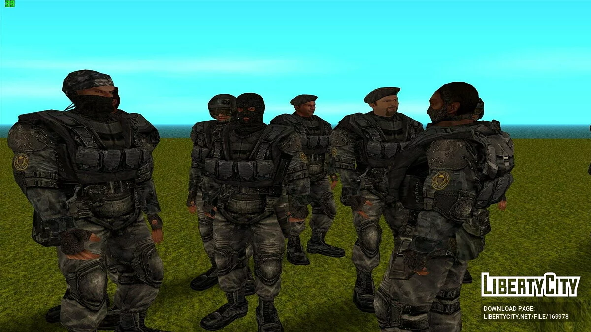Grupo «Flecha» de S.T.A.L.K.E.R / GTA San Andreas