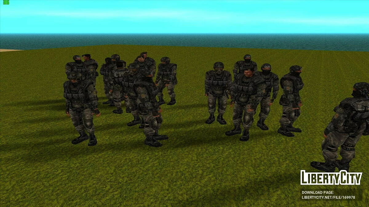 Grupo «Flecha» de S.T.A.L.K.E.R / GTA San Andreas