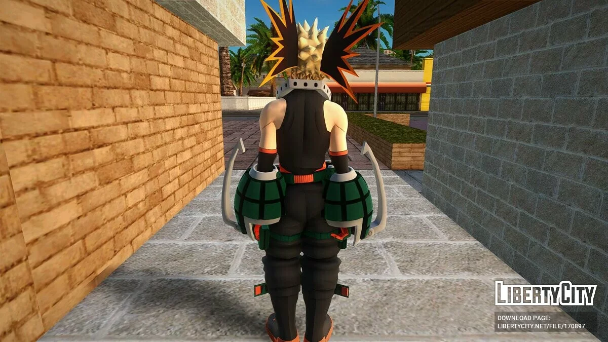 Сборник скинов из My Hero Academia / GTA San Andreas