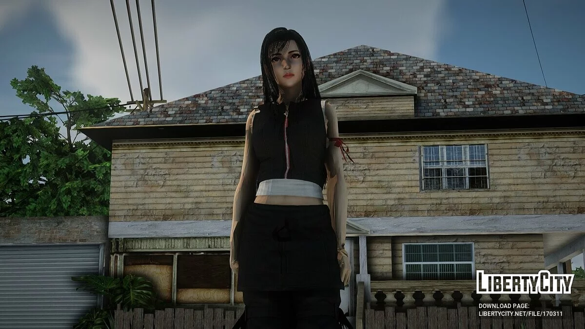 Tifa Lockhart de Final Fantasy 7 / GTA San Andreas