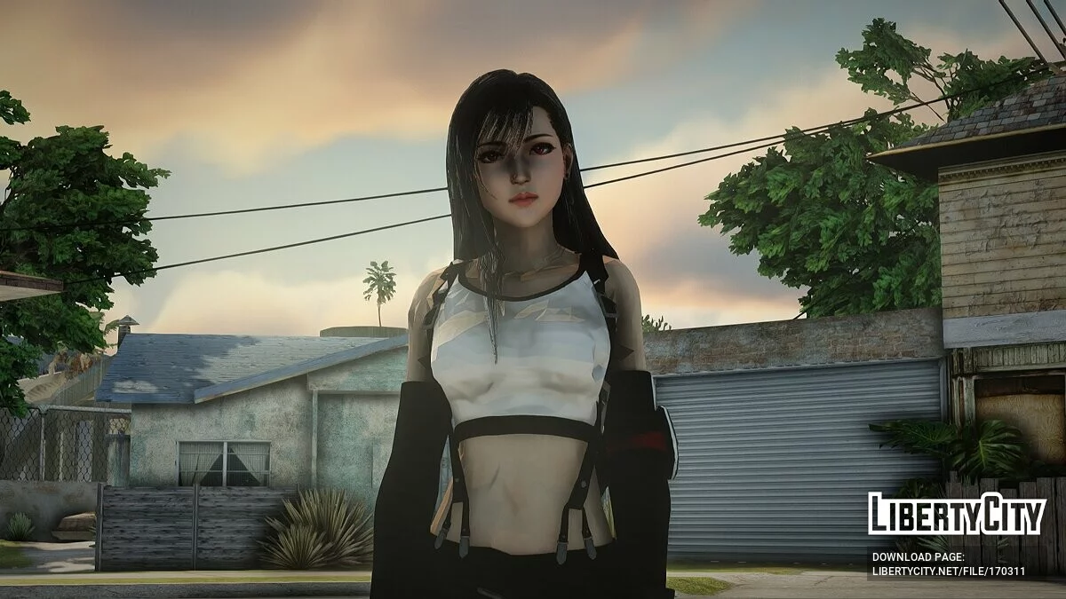 Tifa Lockhart de Final Fantasy 7 / GTA San Andreas