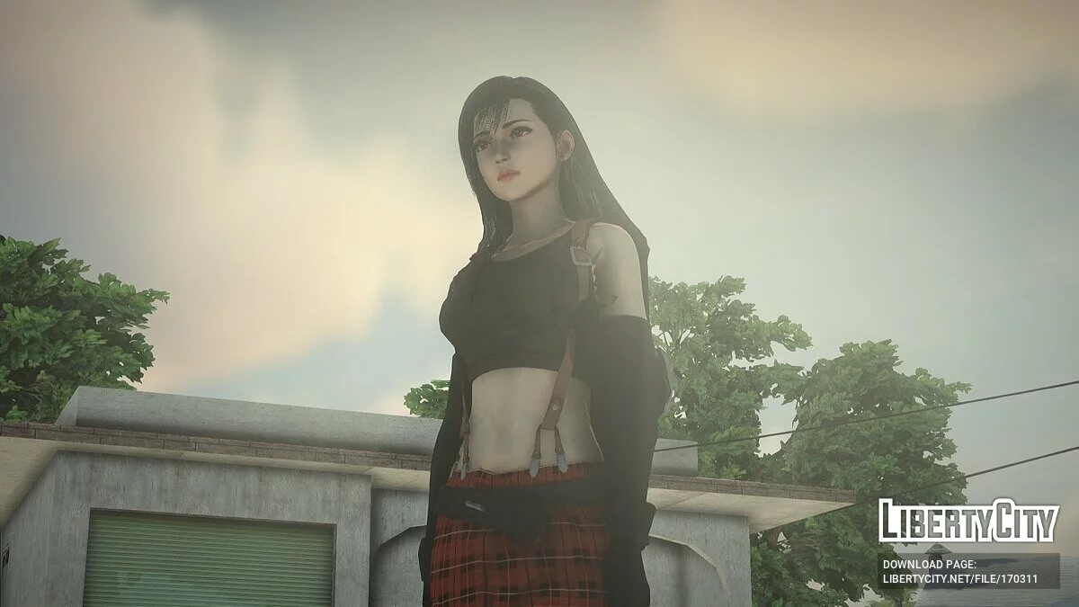 Tifa Lockhart de Final Fantasy 7 / GTA San Andreas