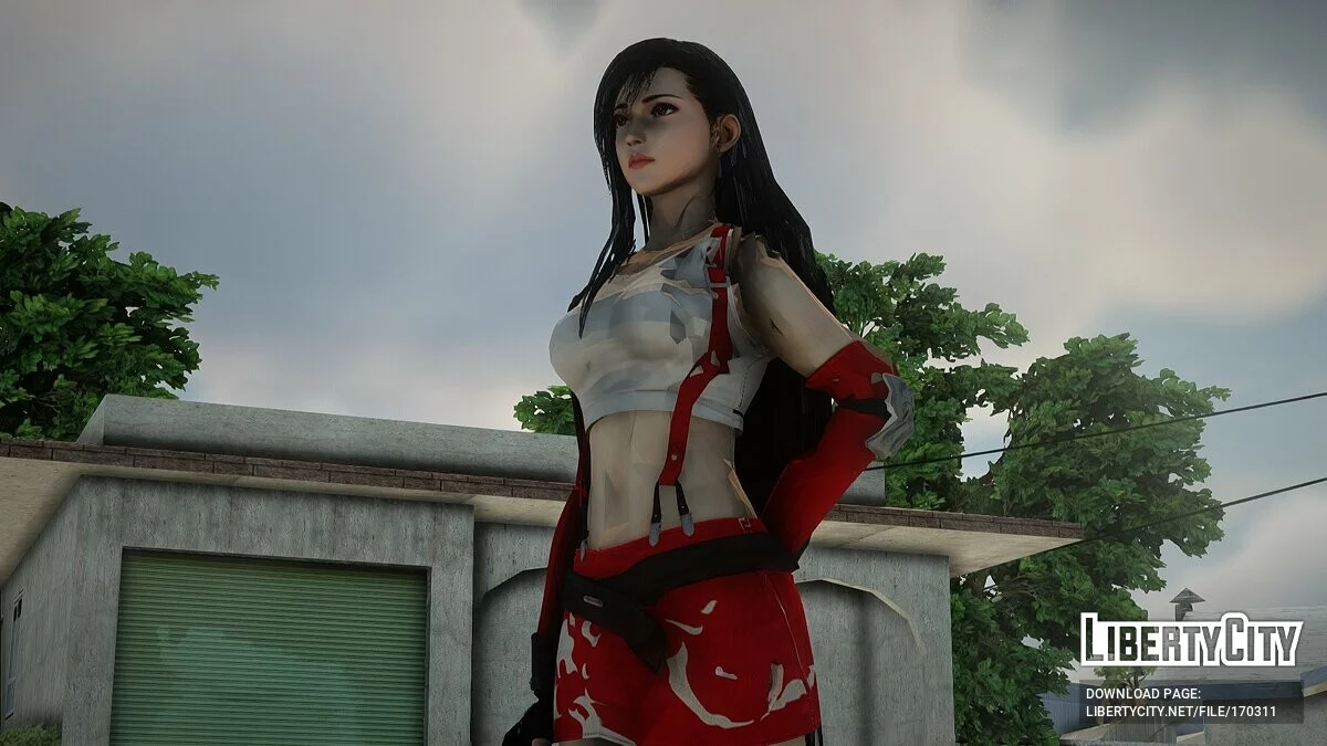 Tifa Lockhart de Final Fantasy 7 / GTA San Andreas