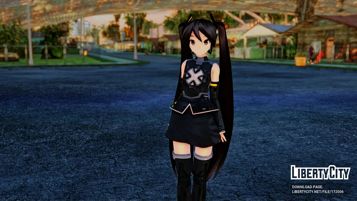 Hatsune Miku P-Style Pack (PDFT) / GTA San Andreas