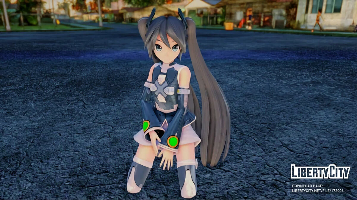 Hatsune Miku P-Style Pack (PDFT) / GTA San Andreas