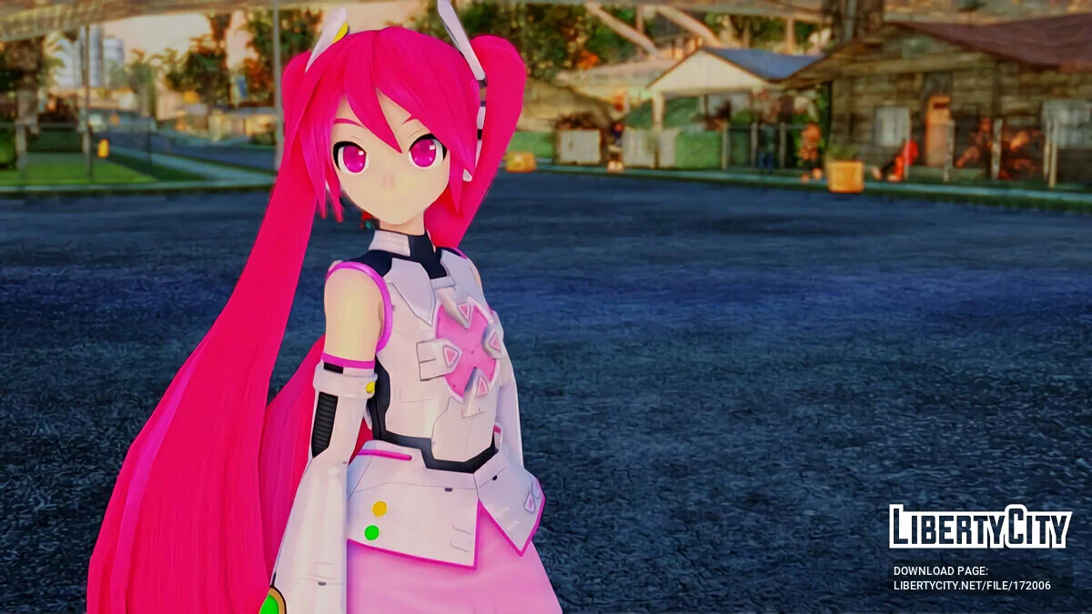 Hatsune Miku P-Style Pack (PDFT) / GTA San Andreas