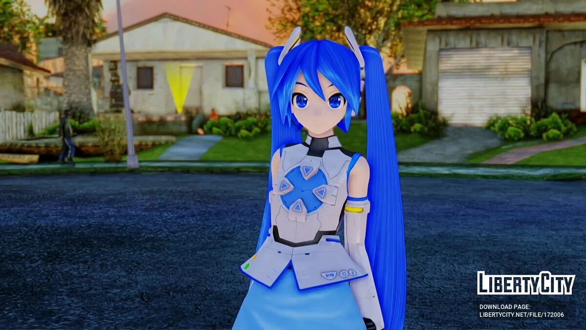 Hatsune Miku P-Style Pack (PDFT) / GTA San Andreas