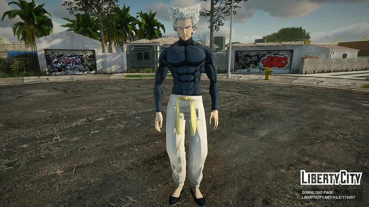 Garou dari ONE Punch Man / GTA San Andreas