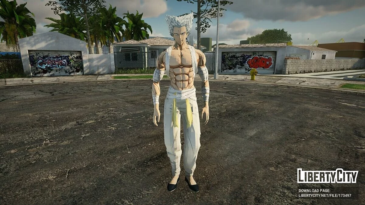 Garou dari ONE Punch Man / GTA San Andreas