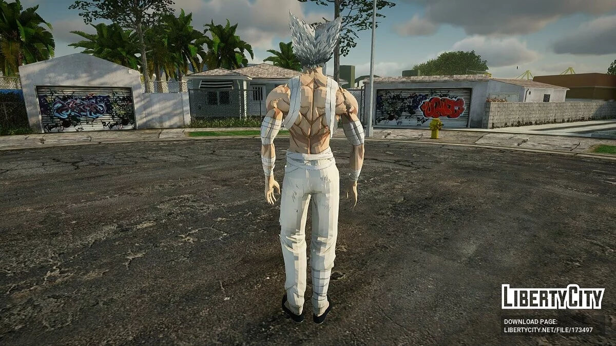 Garou dari ONE Punch Man / GTA San Andreas