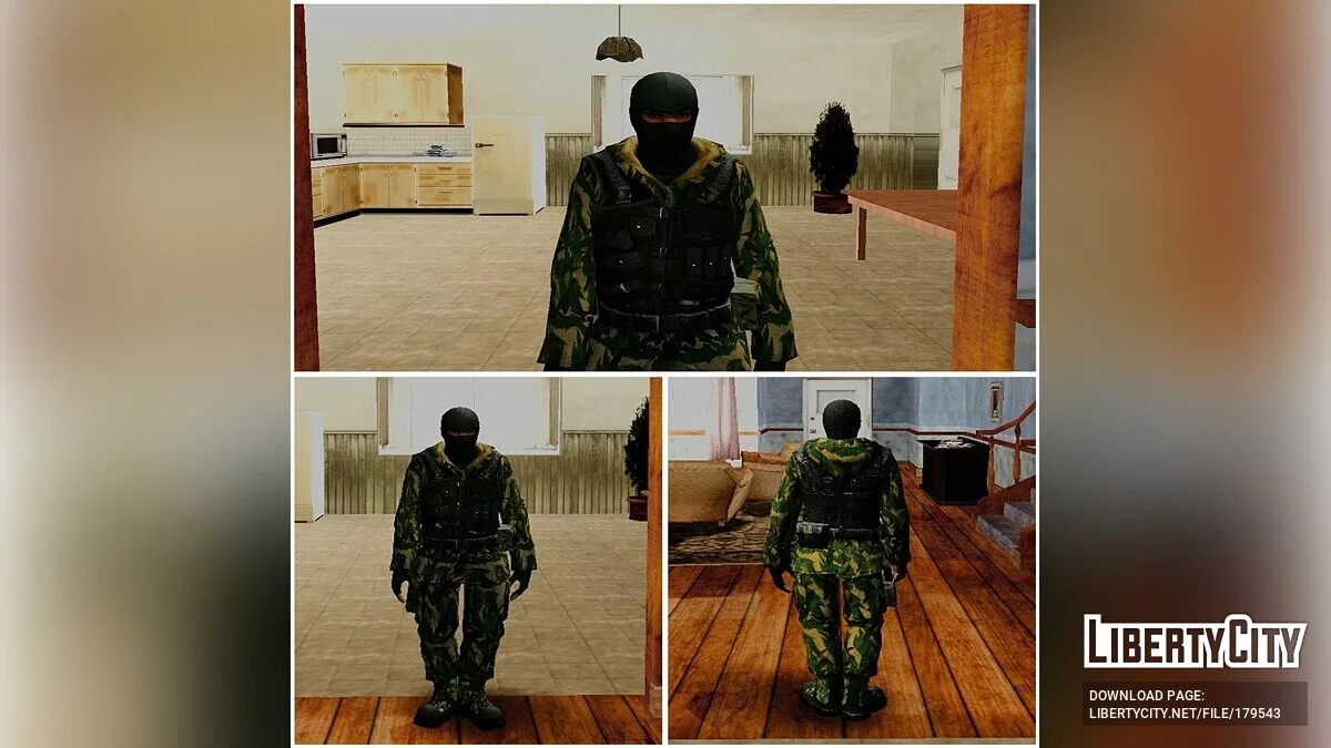 Arctic з Counter-Strike Source (9 скінів) / GTA San Andreas