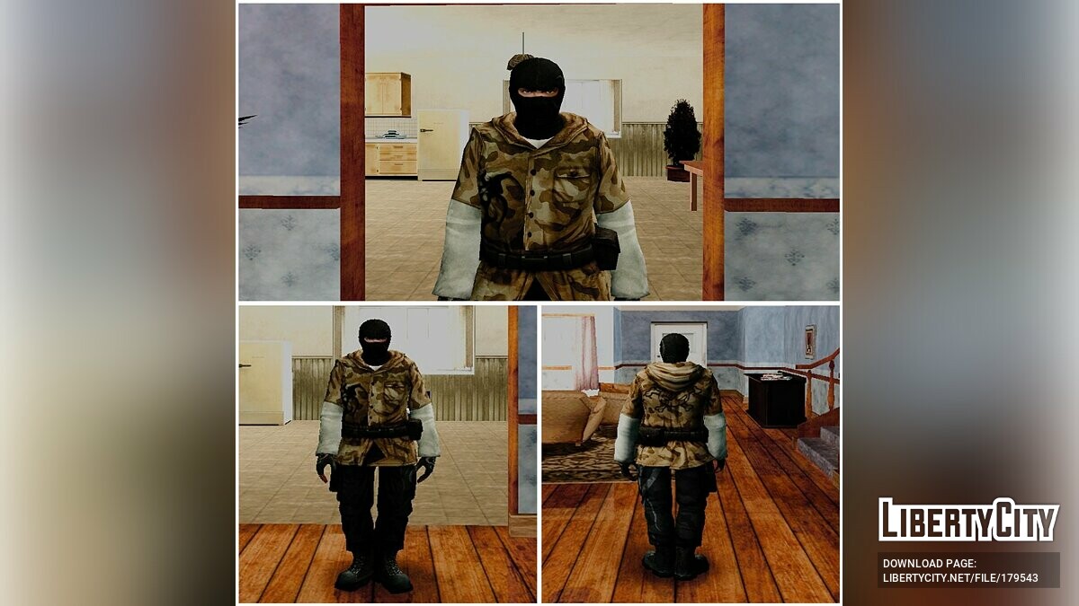 GTA San Andreas Counter Strike Condition Zero Skins Pack Mod 