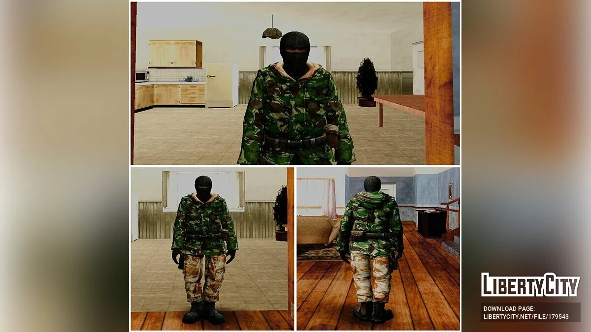 Arctic з Counter-Strike Source (9 скінів) / GTA San Andreas