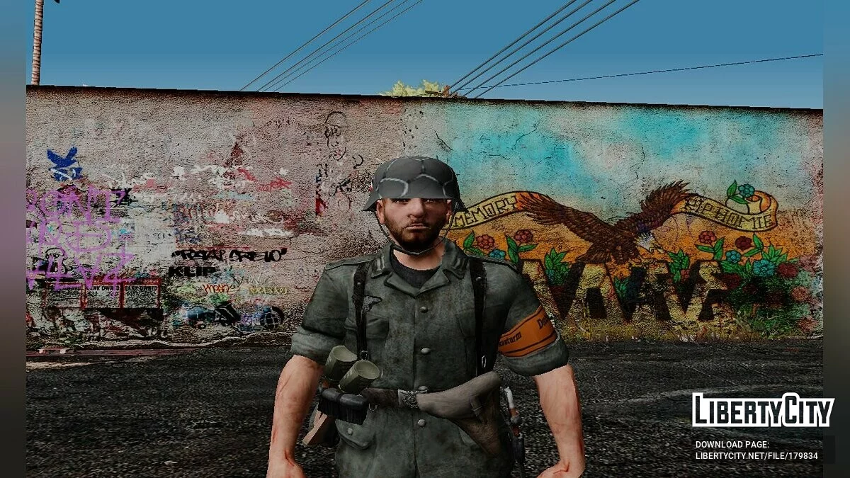 Volkssturm from Call of Duty World at War / GTA San Andreas