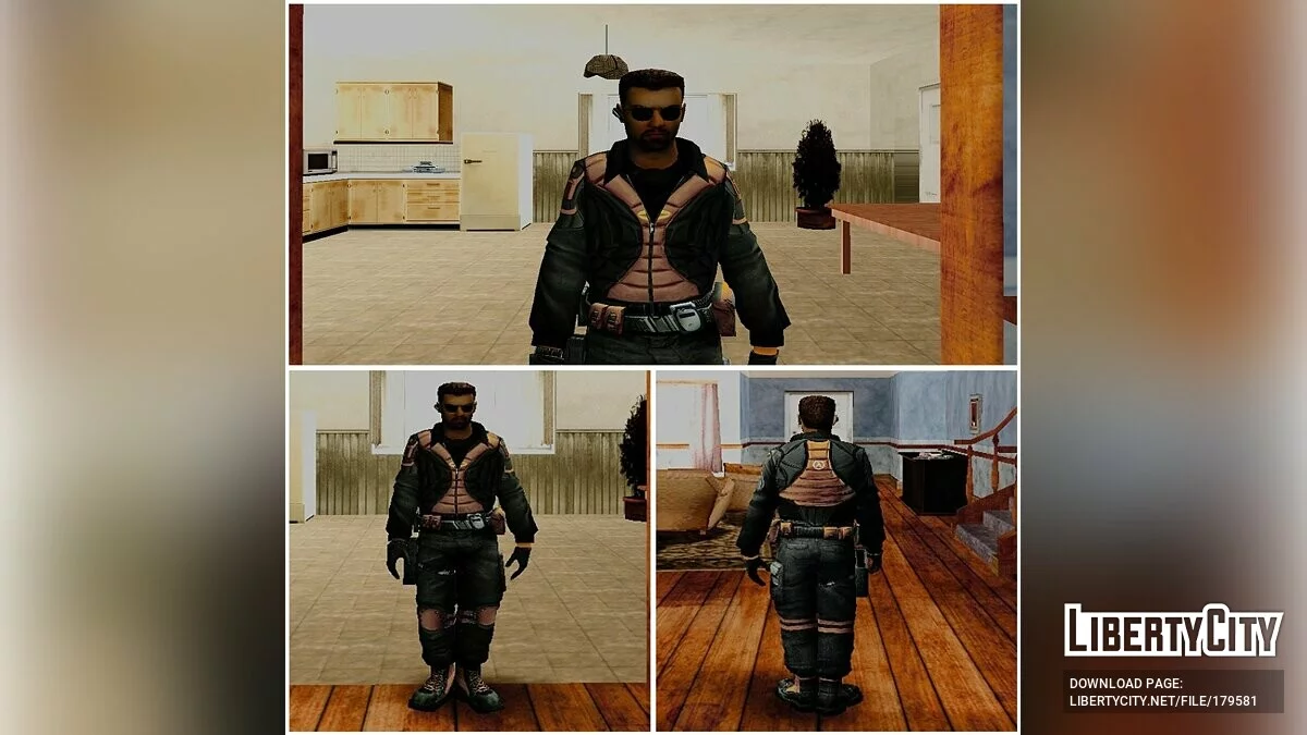 Leet з Counter-Strike Source (5 скінів) / GTA San Andreas