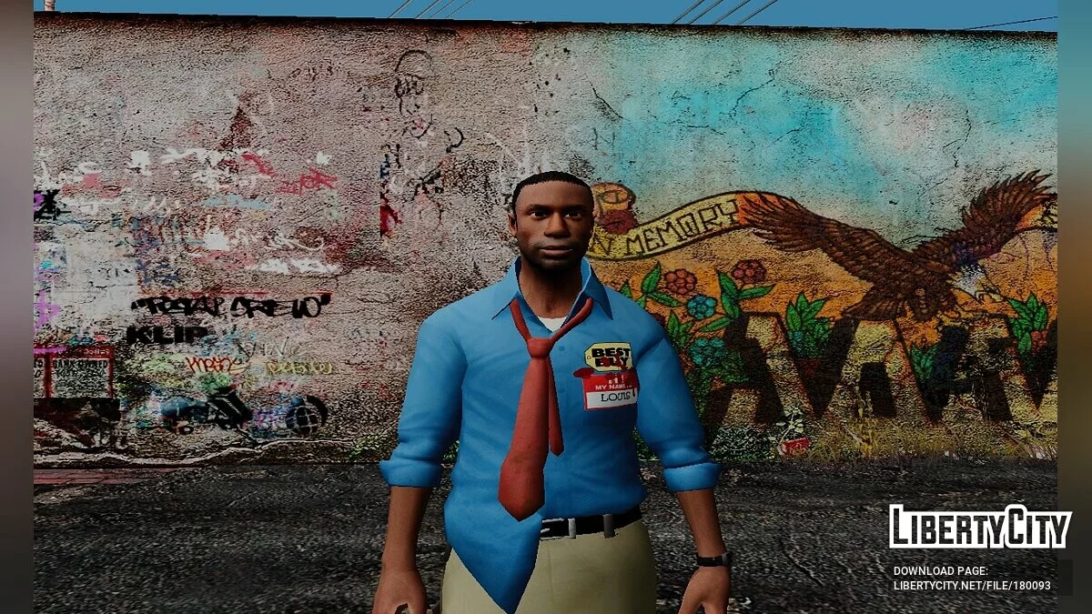 Louis de Left 4 Dead / GTA San Andreas