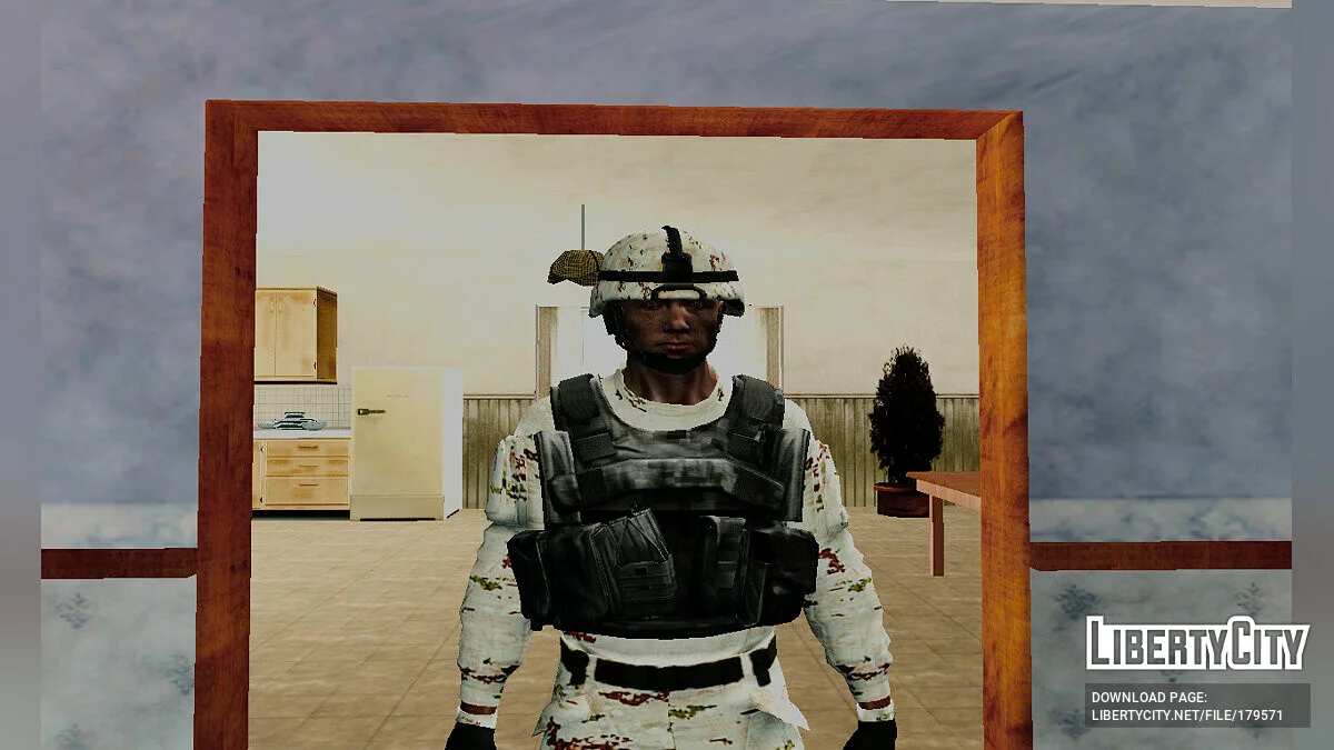 Forces armées mexicaines (4 peaux) / GTA San Andreas