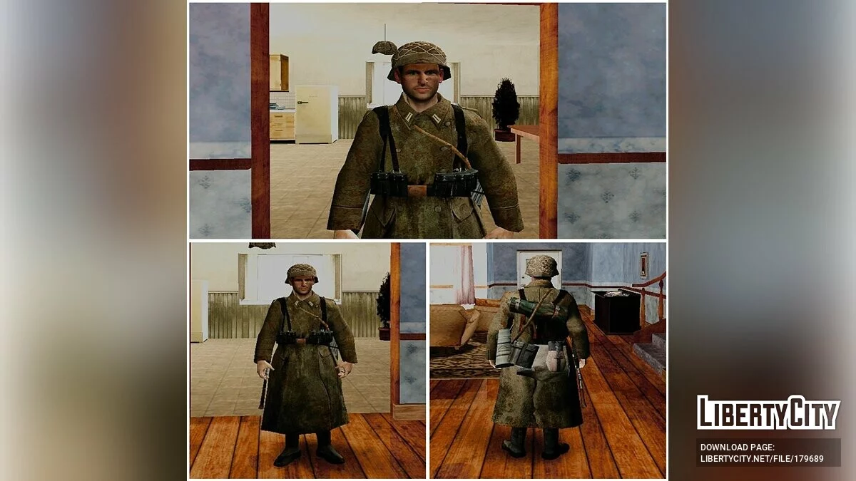 Німецькі солдати з Call of Duty 2 (Африка, Нормандія та Сталінград) / GTA San Andreas
