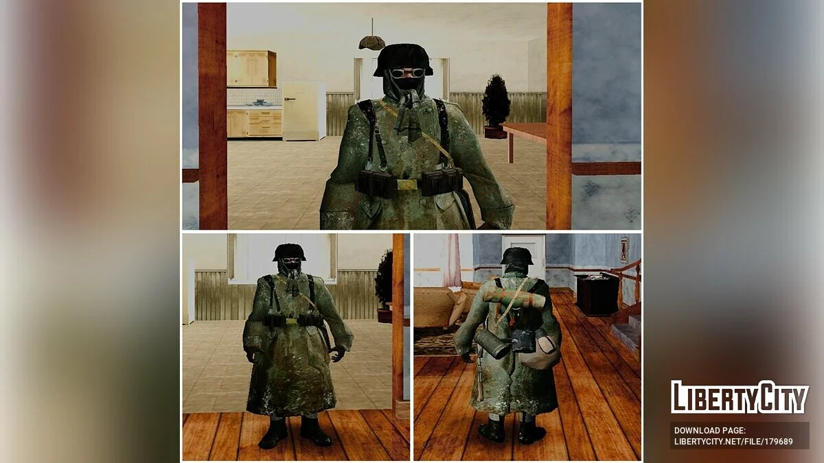 Німецькі солдати з Call of Duty 2 (Африка, Нормандія та Сталінград) / GTA San Andreas
