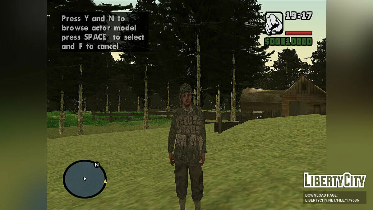 Пак американських солдатів з CoD WaW / GTA San Andreas
