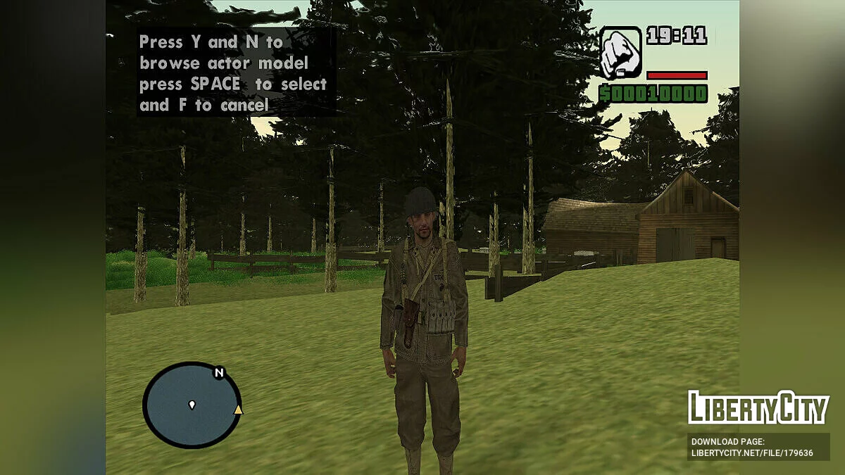Пак американських солдатів з CoD WaW / GTA San Andreas