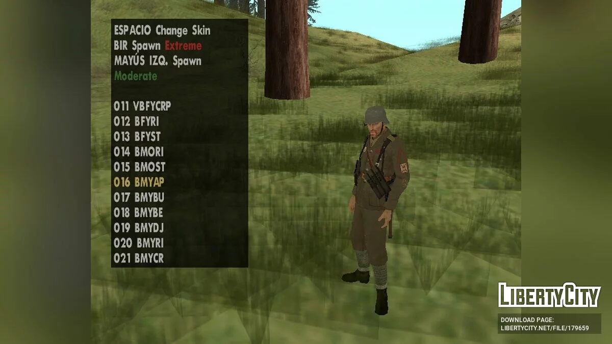 Pack of Spanish soldiers / GTA San Andreas