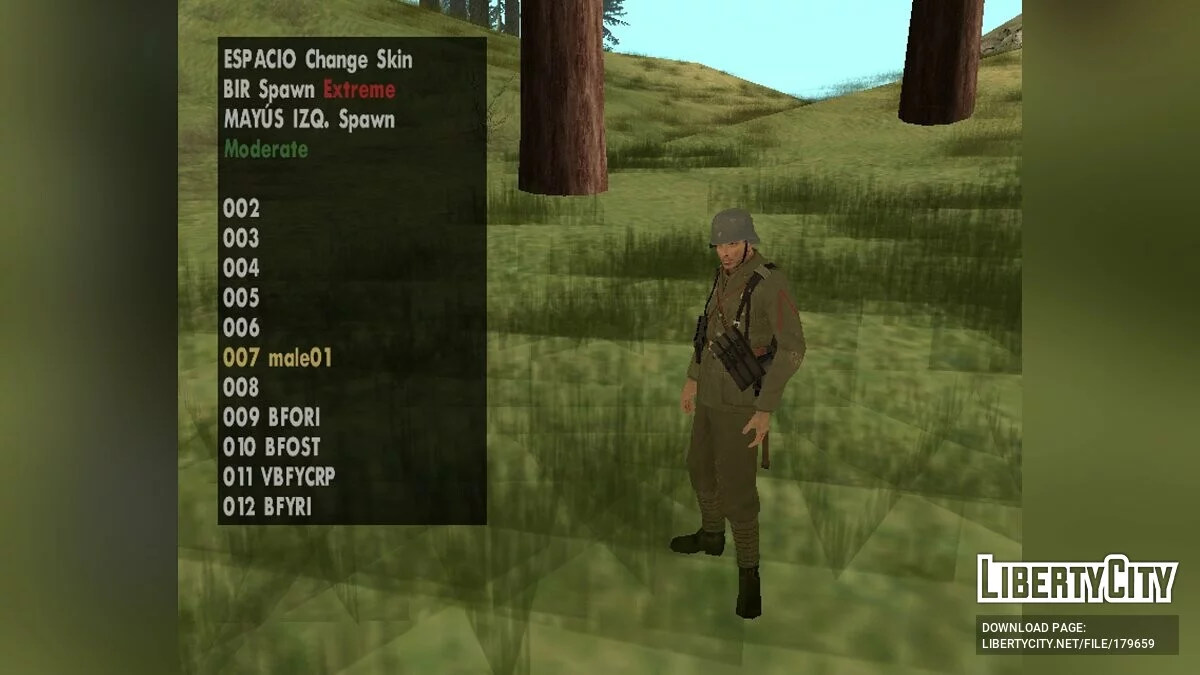 Pack of Spanish soldiers / GTA San Andreas