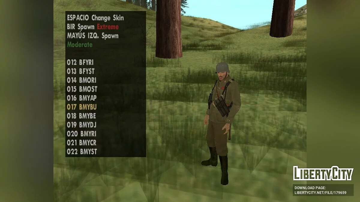 Pack of Spanish soldiers / GTA San Andreas