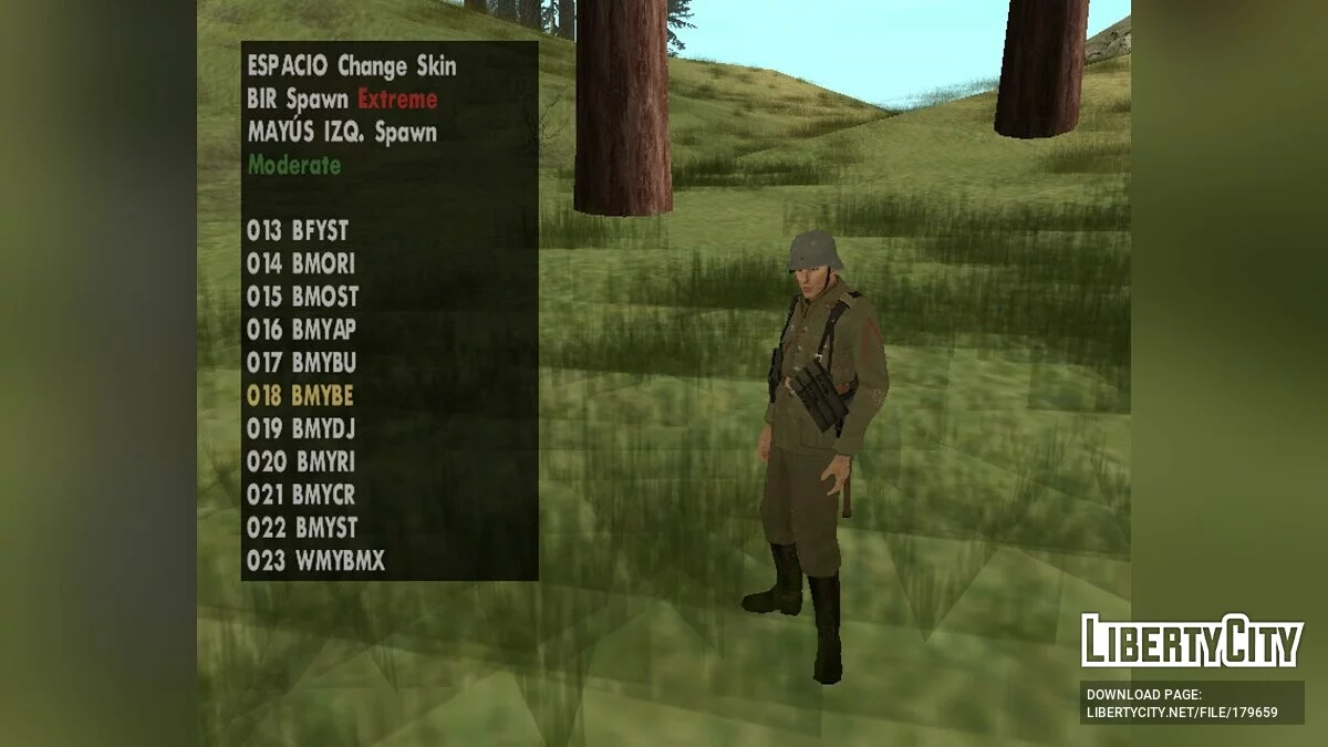 Pack of Spanish soldiers / GTA San Andreas