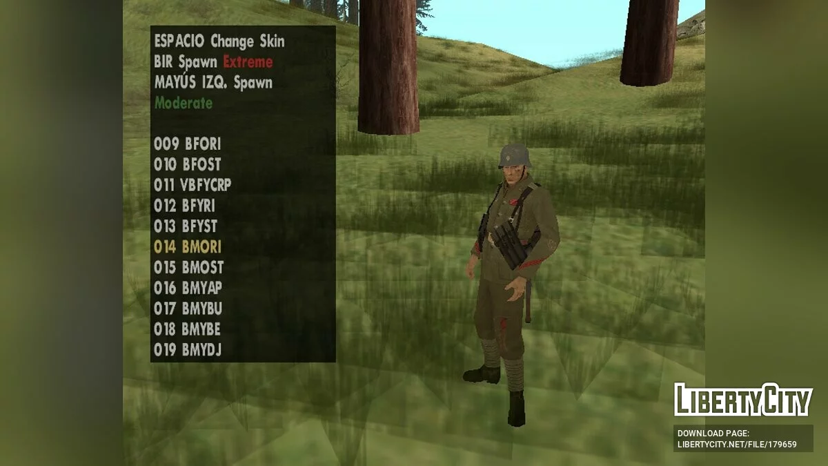 Pack of Spanish soldiers / GTA San Andreas