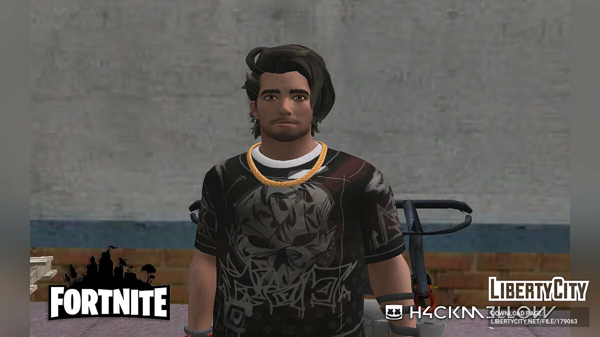 Riptide Raz de Fortnite / GTA San Andreas