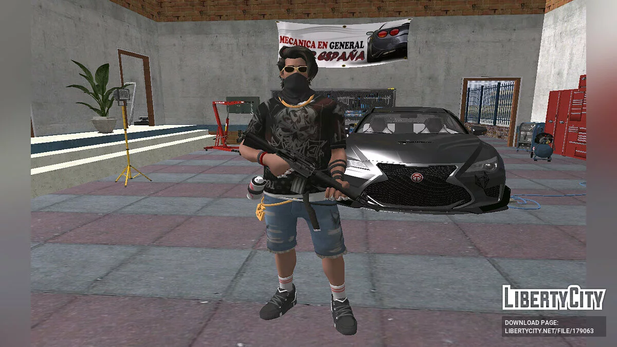 Riptide Raz de Fortnite / GTA San Andreas