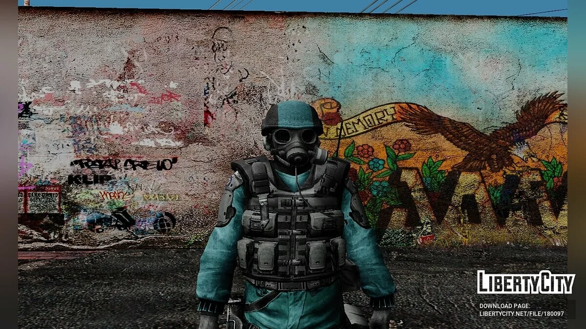 SAS from Counter-Strike Source / GTA San Andreas