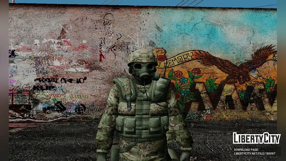 SAS from Counter-Strike Source / GTA San Andreas