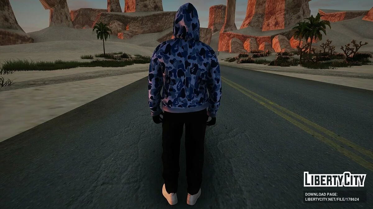 Kumpulan Skin Bape Shark / GTA San Andreas