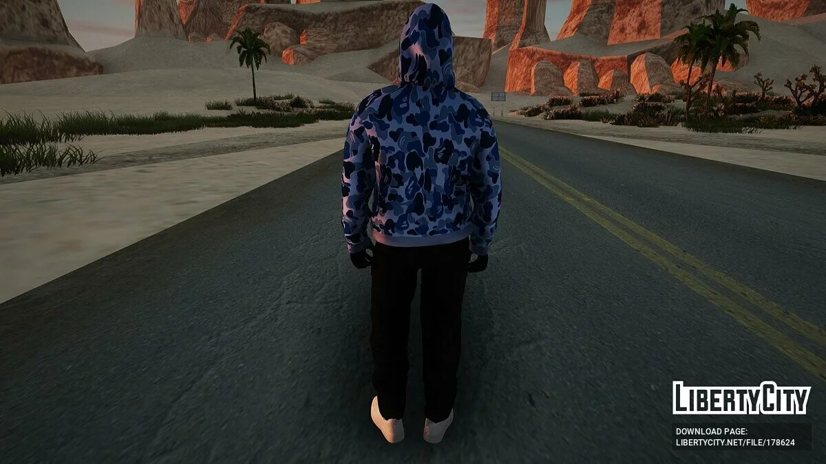 Kumpulan Skin Bape Shark / GTA San Andreas