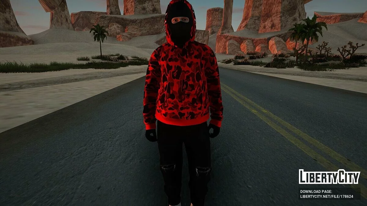 Kumpulan Skin Bape Shark / GTA San Andreas