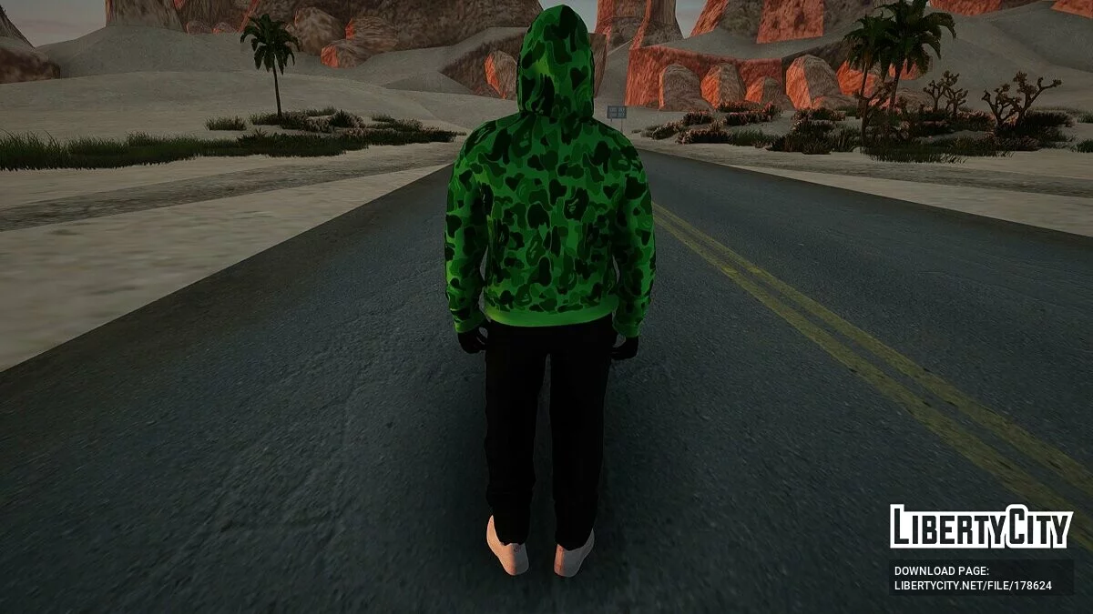 Kumpulan Skin Bape Shark / GTA San Andreas