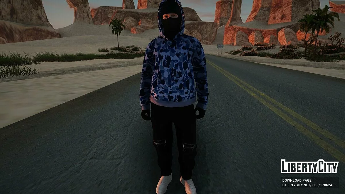 Kumpulan Skin Bape Shark / GTA San Andreas