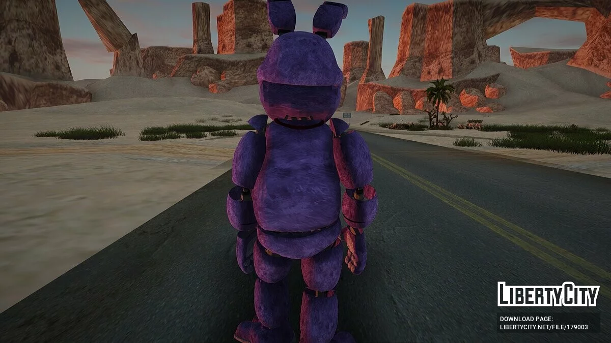 Kumpulan Skin dari Five Nights At Freddy's / GTA San Andreas
